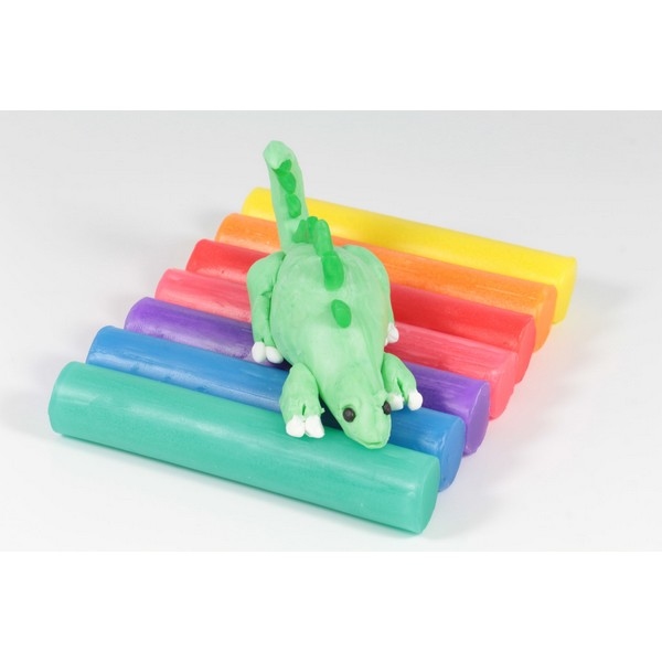 PASTEL Kneedwas Rol 7 kleuren totaal 280 gram, Verp. gerecycled PET