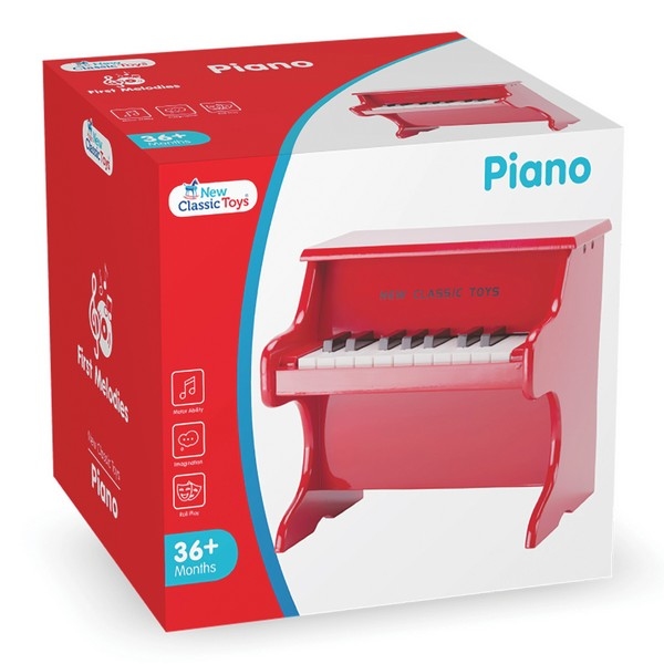 Piano - Rood - 18 toetsen