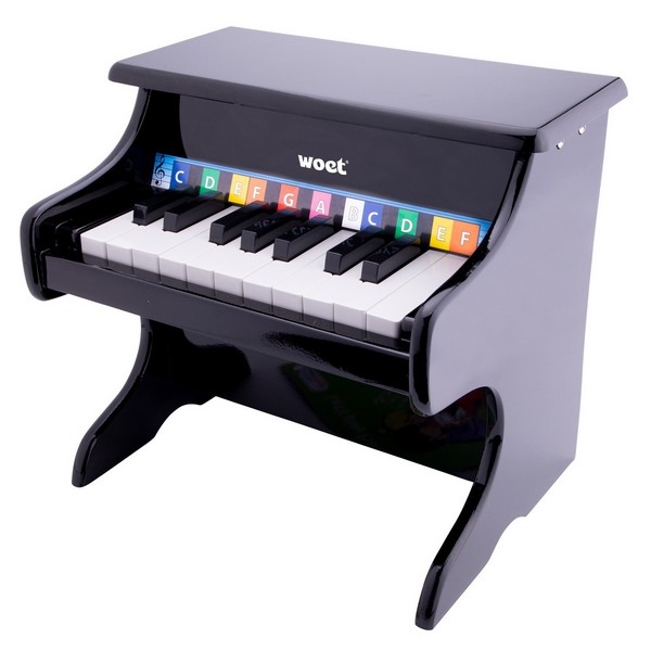 Piano - Zwart - 18 toetsen