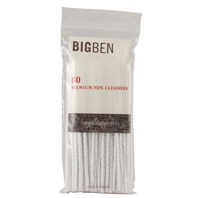Pijpenrager 16cm Wit - zakje 80 stuks - BigBen