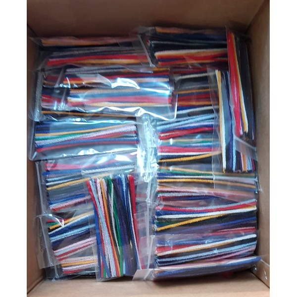 Pijpenrager katoen gekleurd 18 cm 50 stuks, uitverkocht
