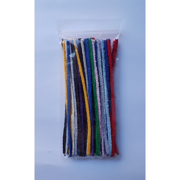 Pijpenrager katoen gekleurd 18 cm 50 stuks, uitverkocht