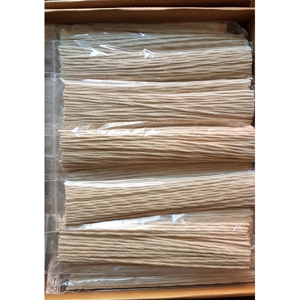 Pijpenrager katoen ongebleekt 30 cm - 50 stuks, nog 174x