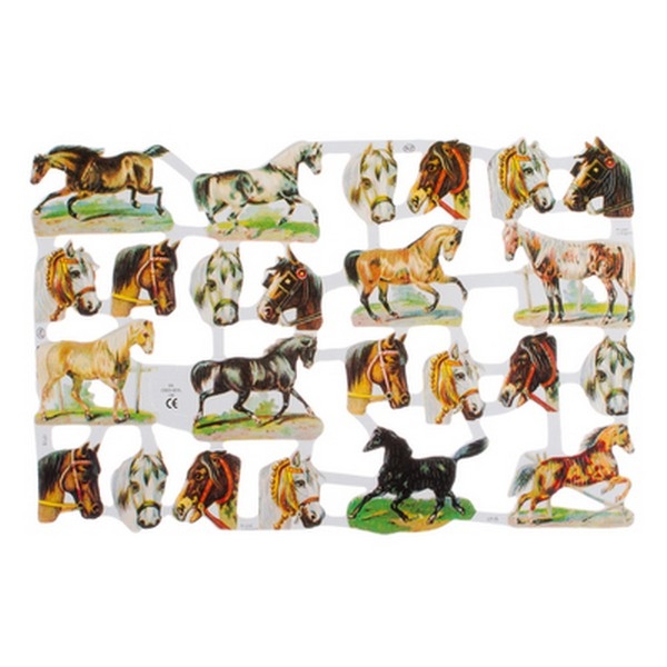 Poëzieplaatje (10st) Paarden en Paardenhoofden