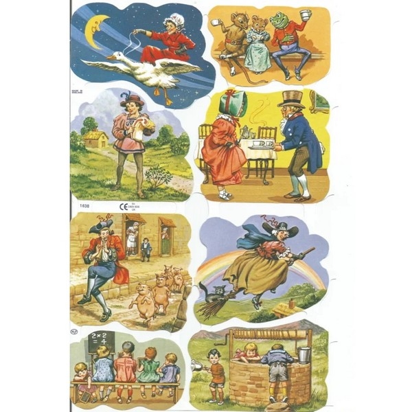 Poëzieplaatje (10st) Spelende kleuters 1