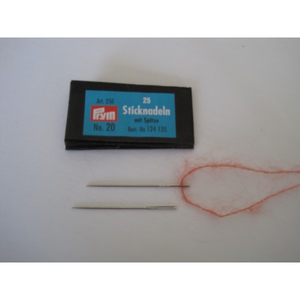 Poppennaald 5,0 cm per 25 stuks (No.18) met punt