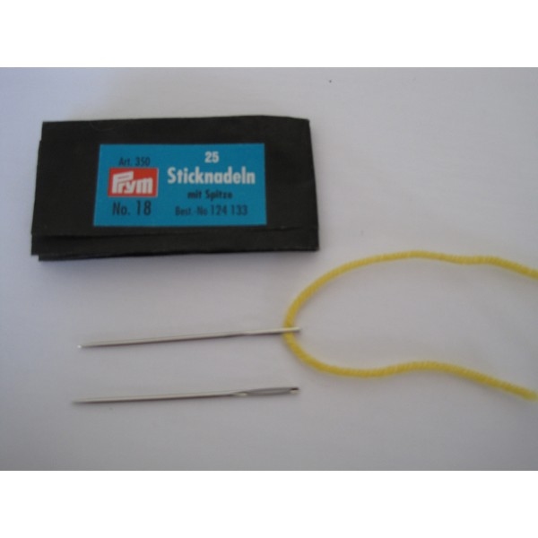 Poppennaald 5,0 cm per 25 stuks (No.18) zonder punt