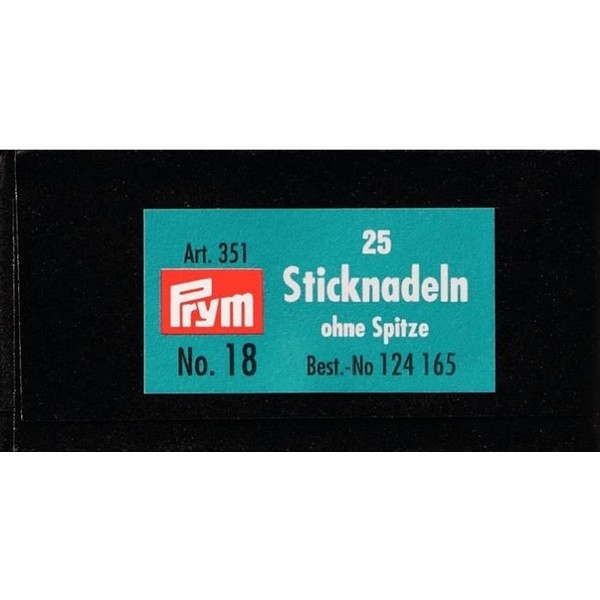 Poppennaald 5,0 cm per 25 stuks (No.18) zonder punt