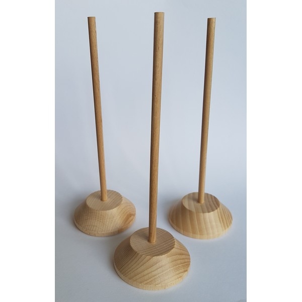 Poppenstandaard Rond 18 cm per 5 stuks