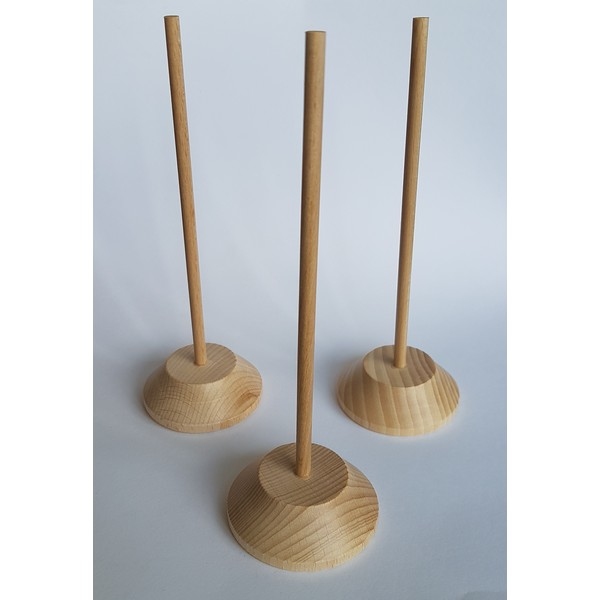 Poppenstandaard Rond 18 cm per 5 stuks