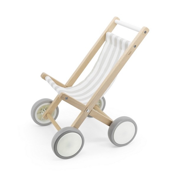 Poppenwagen - Wit - Viga Toys, nog 1x