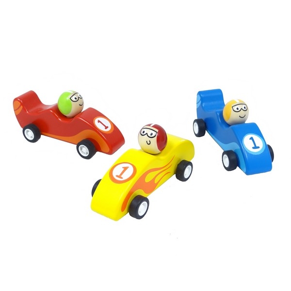 Pull-Back Vrolijke Raceauto's Gekleurd [4d/8DP]