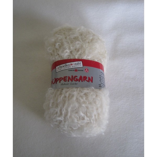 Puppengarn Boucle/mohair 50 gram / bol - kleur 451