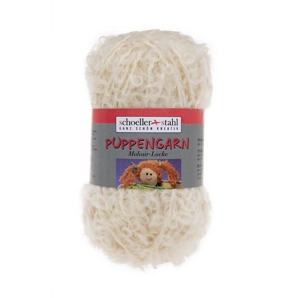Puppengarn Boucle/mohair 50 gram / bol - kleur 451
