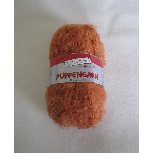 Puppengarn Boucle/mohair 50 gram / bol - kleur 454
