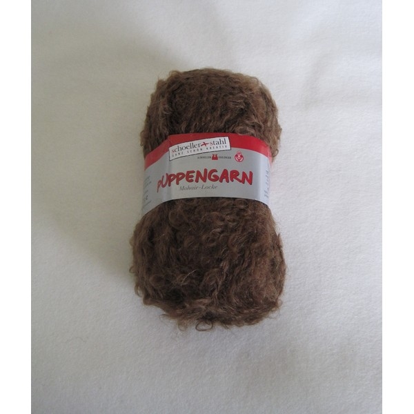 Puppengarn Boucle/mohair 50 gram / bol - kleur 455