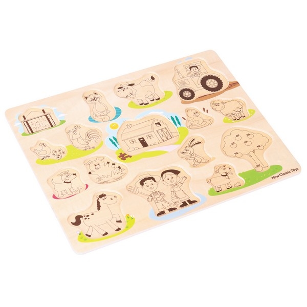 Puzzel - Boerderij - 16 stukken - groot, nog 4x