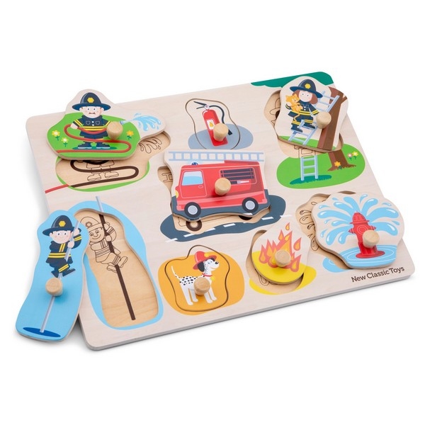 Puzzel - Brandweer - 8 stukken - klein - New Classic Toys