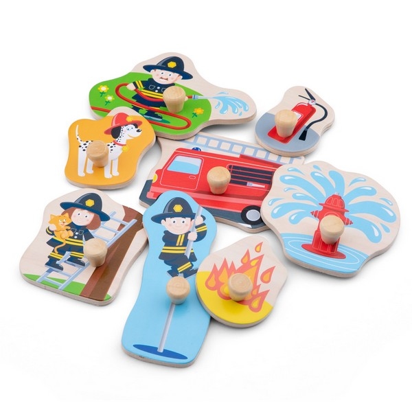 Puzzel - Brandweer - 8 stukken - klein - New Classic Toys