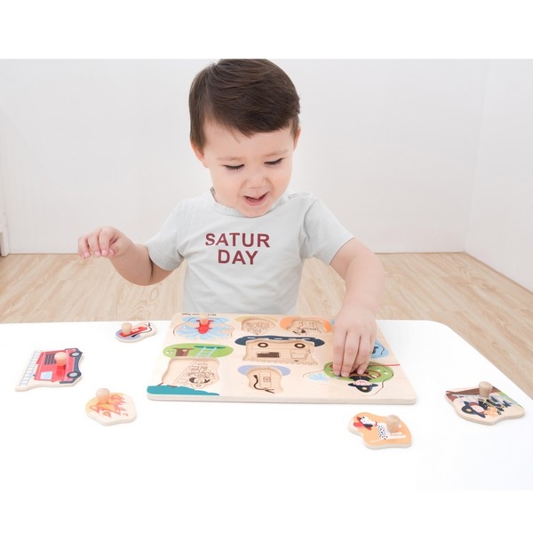 Puzzel - Brandweer - 8 stukken - klein - New Classic Toys