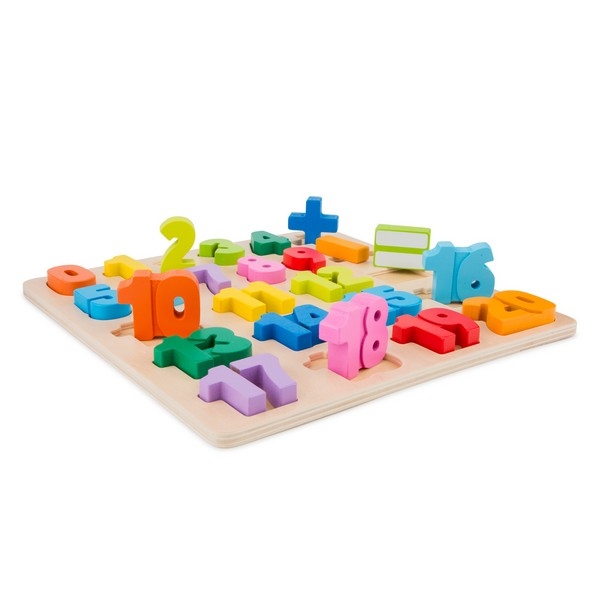 Puzzel - Getallen - grote stukken