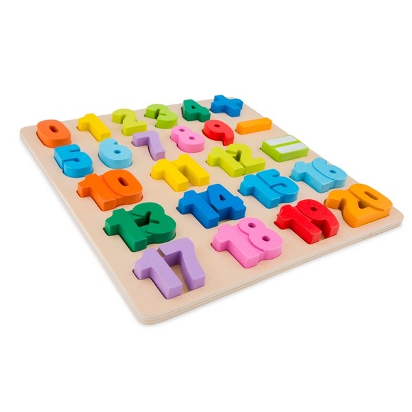 Puzzel - Getallen - grote stukken