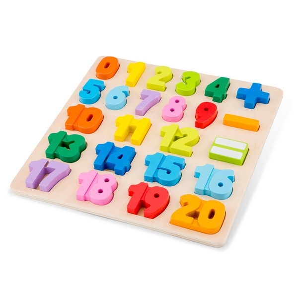 Puzzel - Getallen - grote stukken