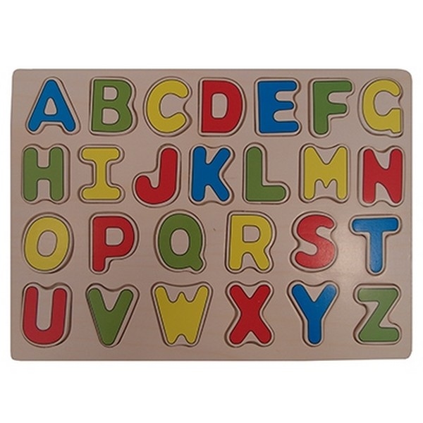 Puzzel ABC hoofdletters, vernieuwd!