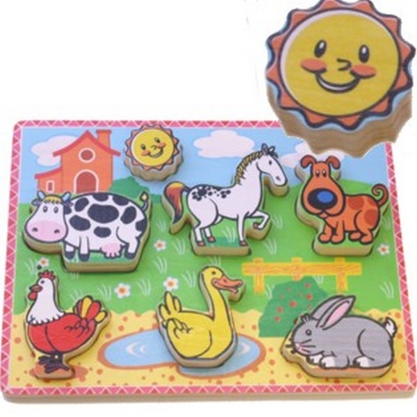 Puzzel dikke stukken Boerderij (56438)
