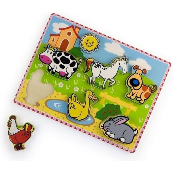 Puzzel dikke stukken Boerderij (56438)