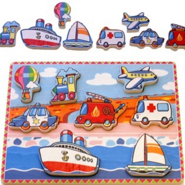 Puzzel dikke stukken Voertuigen (56436)