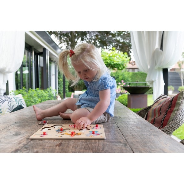 Puzzel knop "Circus", klein