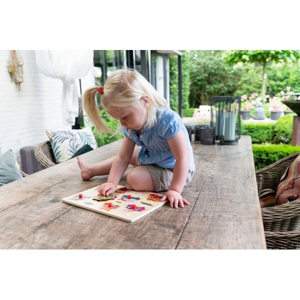 Puzzel knop "Foodtruck", klein