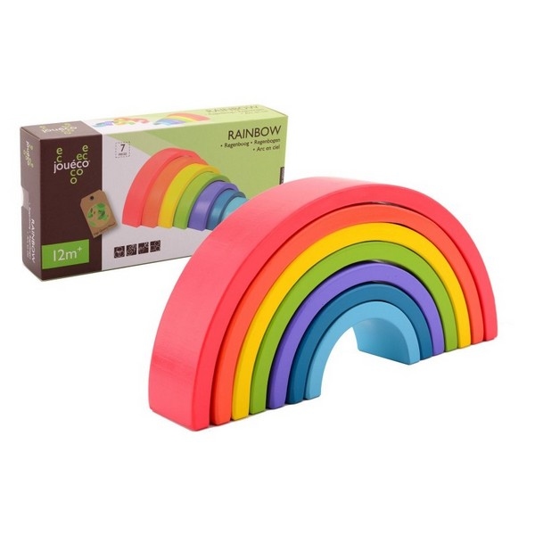 Regenboog blokken kleur 7-delig, nu met 10% korting !!