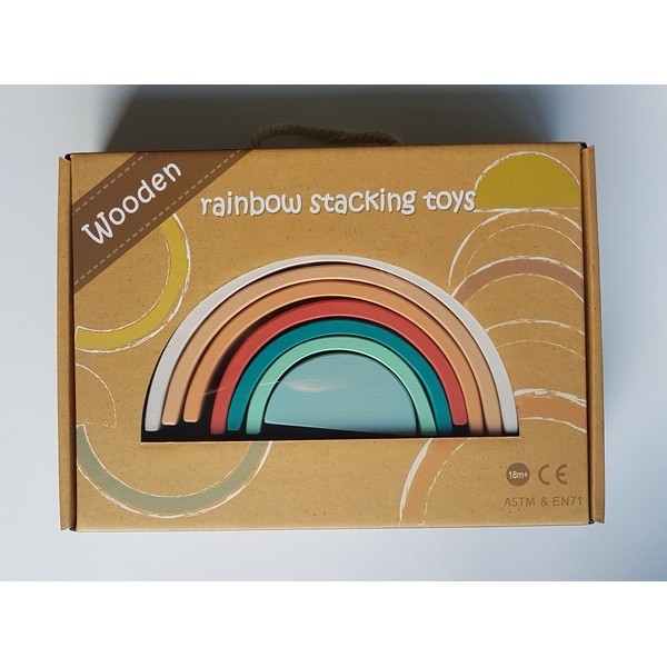 Regenboog blokken pastel - Simply for Kids