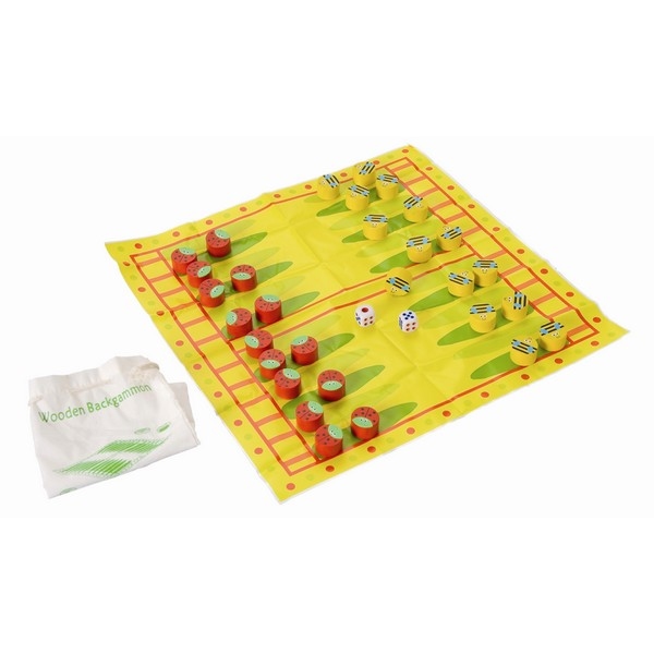 Reisspelletje Backgammon Bij/Lieveheersbeest [12DP] -15%