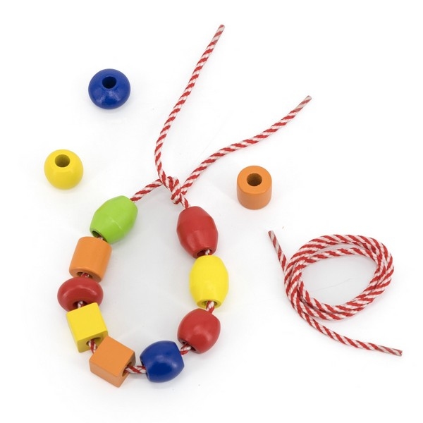 Rijgkralen 90 stuks - New Classic Toys, op=op nog 5x