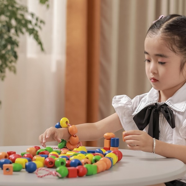 Rijgkralen 90 stuks (Viga Toys)