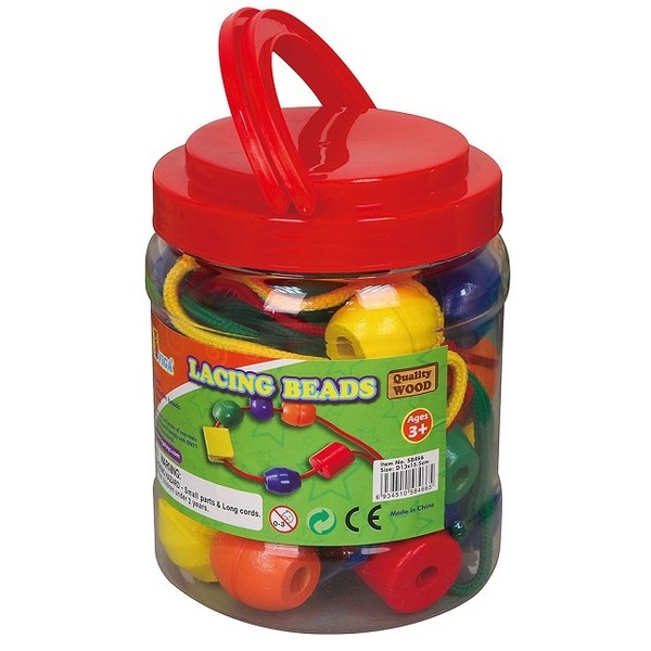 Rijgkralen Groot 30 stuks - Viga Toys