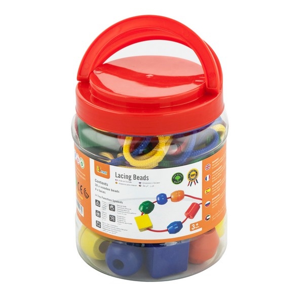 Rijgkralen Groot 30 stuks - Viga Toys