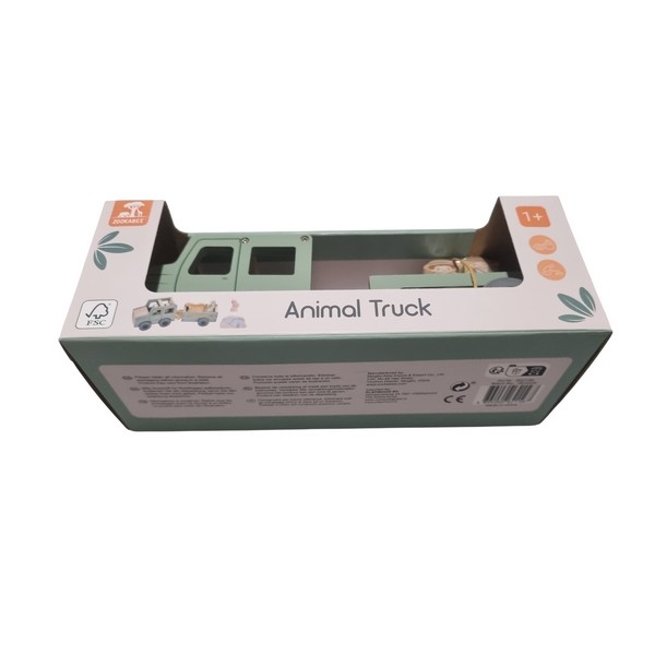 Safari Jeep met aanhanger inclusief rangers en 4 dieren S62156 - Zookabee