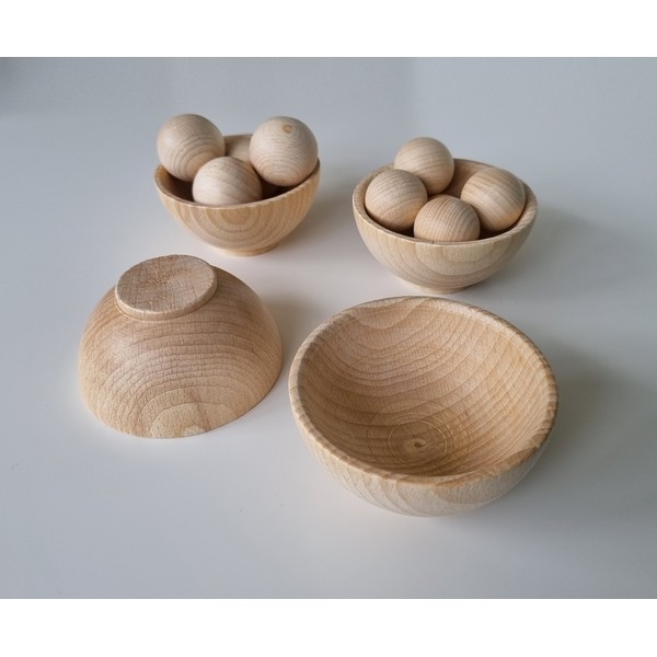Schaal / kom groot 92 mm Ø x 43mm hoog met voetje