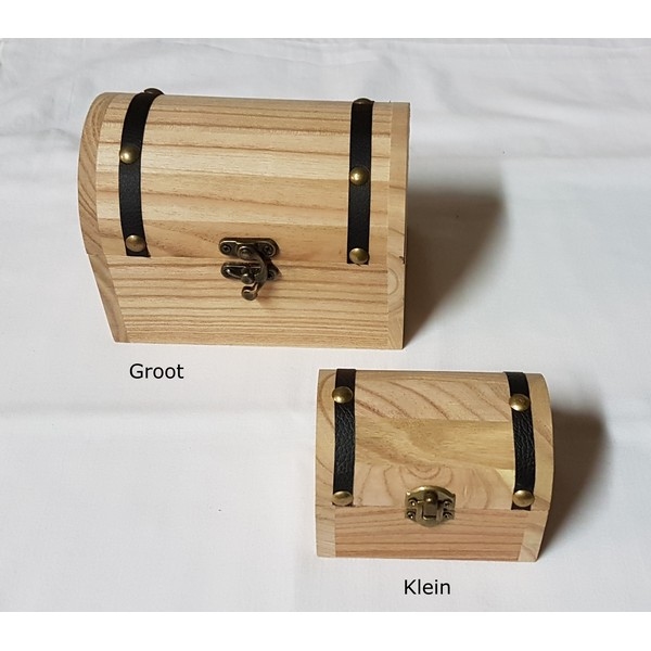 Schatkistje hout Klein
