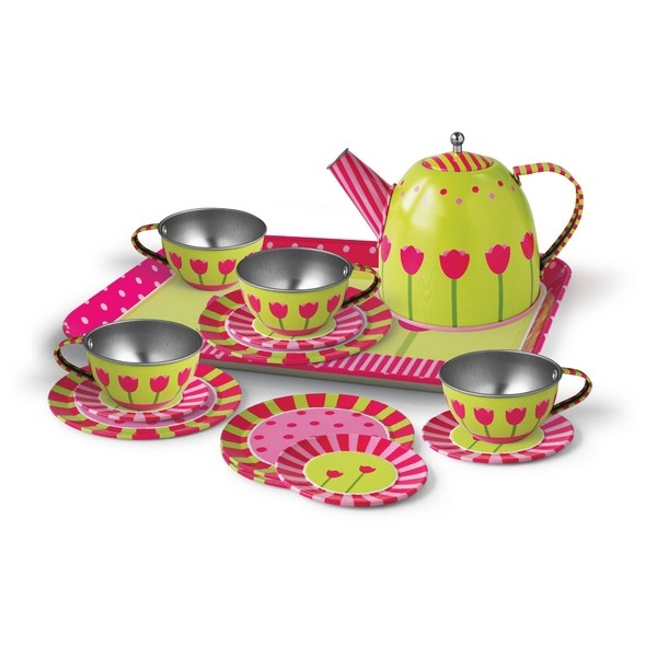 Servies tin Tulp in koffer (37000) Simply for Kids