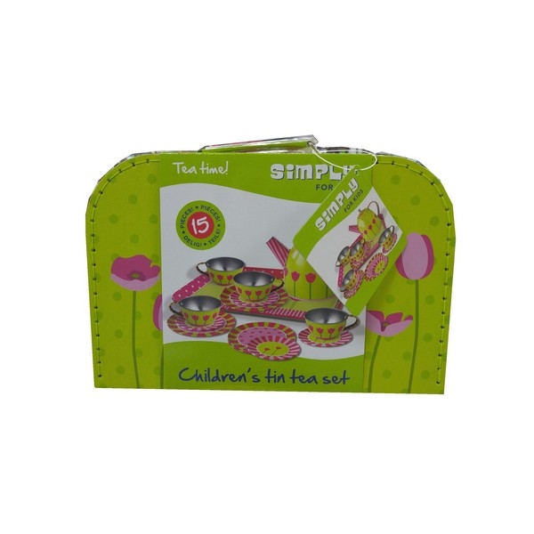 Servies tin Tulp in koffer (37000) Simply for Kids