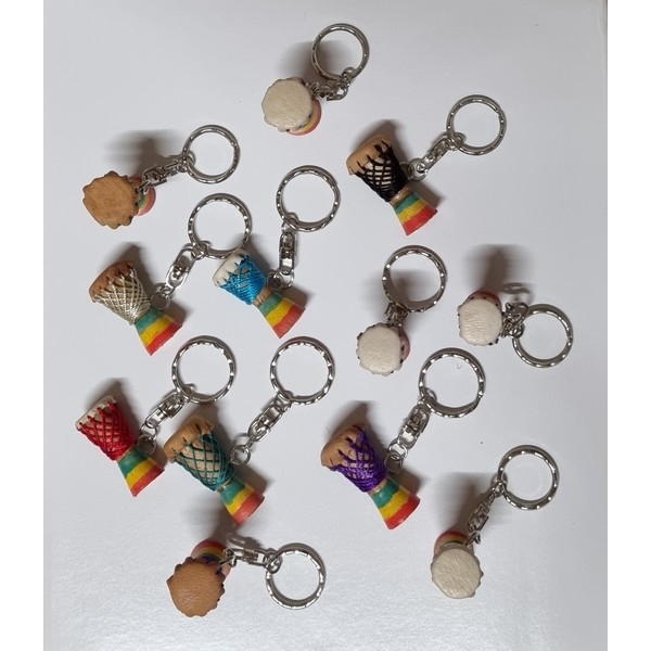 Sleutelhanger Trommeltjes 4cm