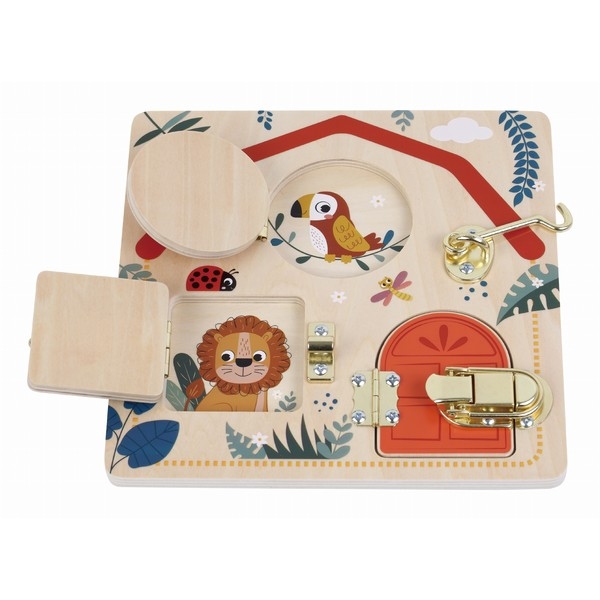 Slotjes plank vierkant 82459 - Zookabee