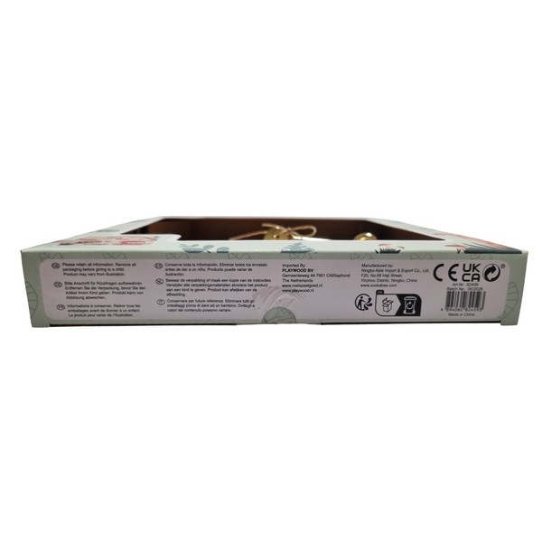 Slotjes plank vierkant 82459 - Zookabee