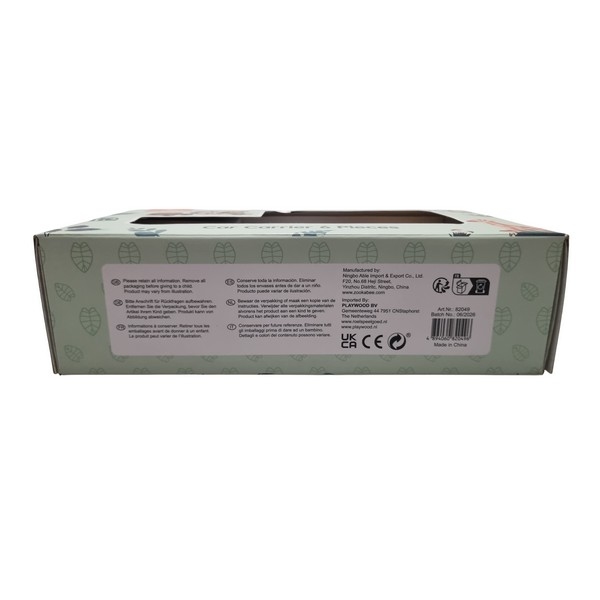 Snij cakeset met kaarsje en cijfers op plateau W63900 - Zookabee