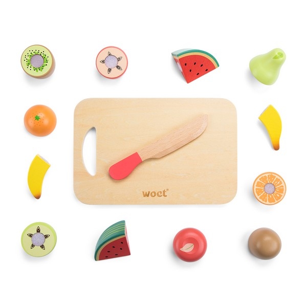 Snijset - Fruit met snijplank - Woet